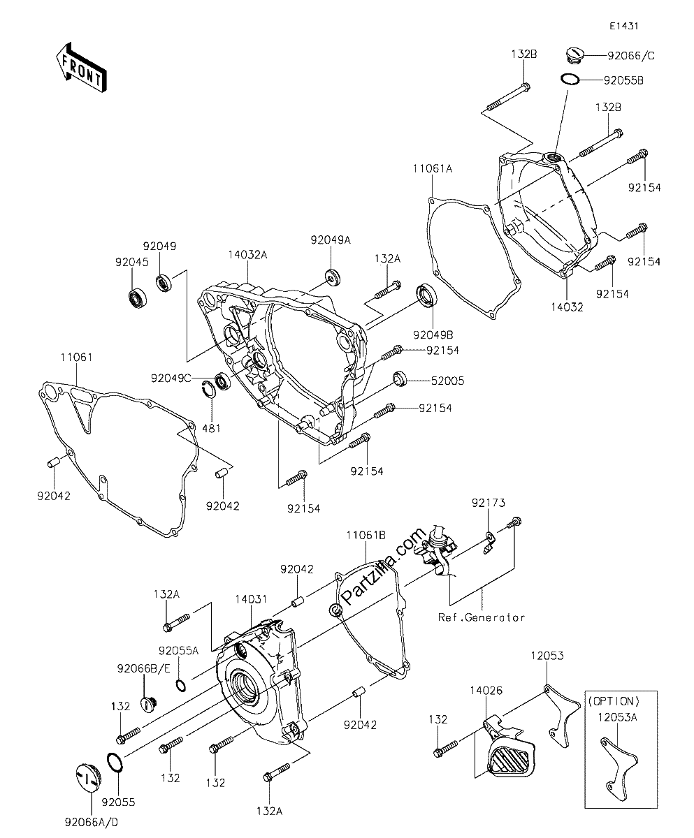 Diagrama de ENGINE COVER S