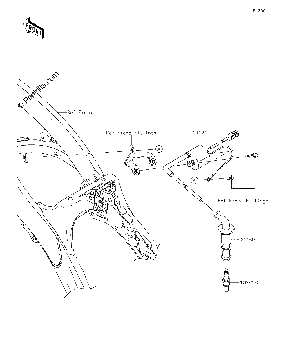 Diagrama de IGNITION SYSTEM