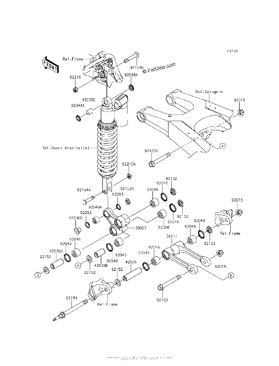 Diagrama de REAR SUSPENSION