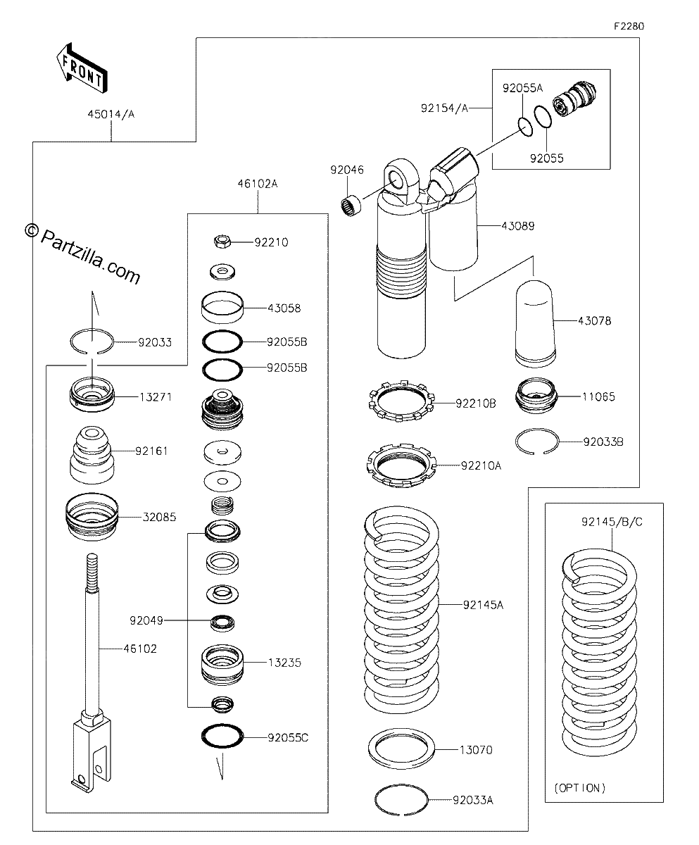Diagrama de SHOCK ABSORBER S