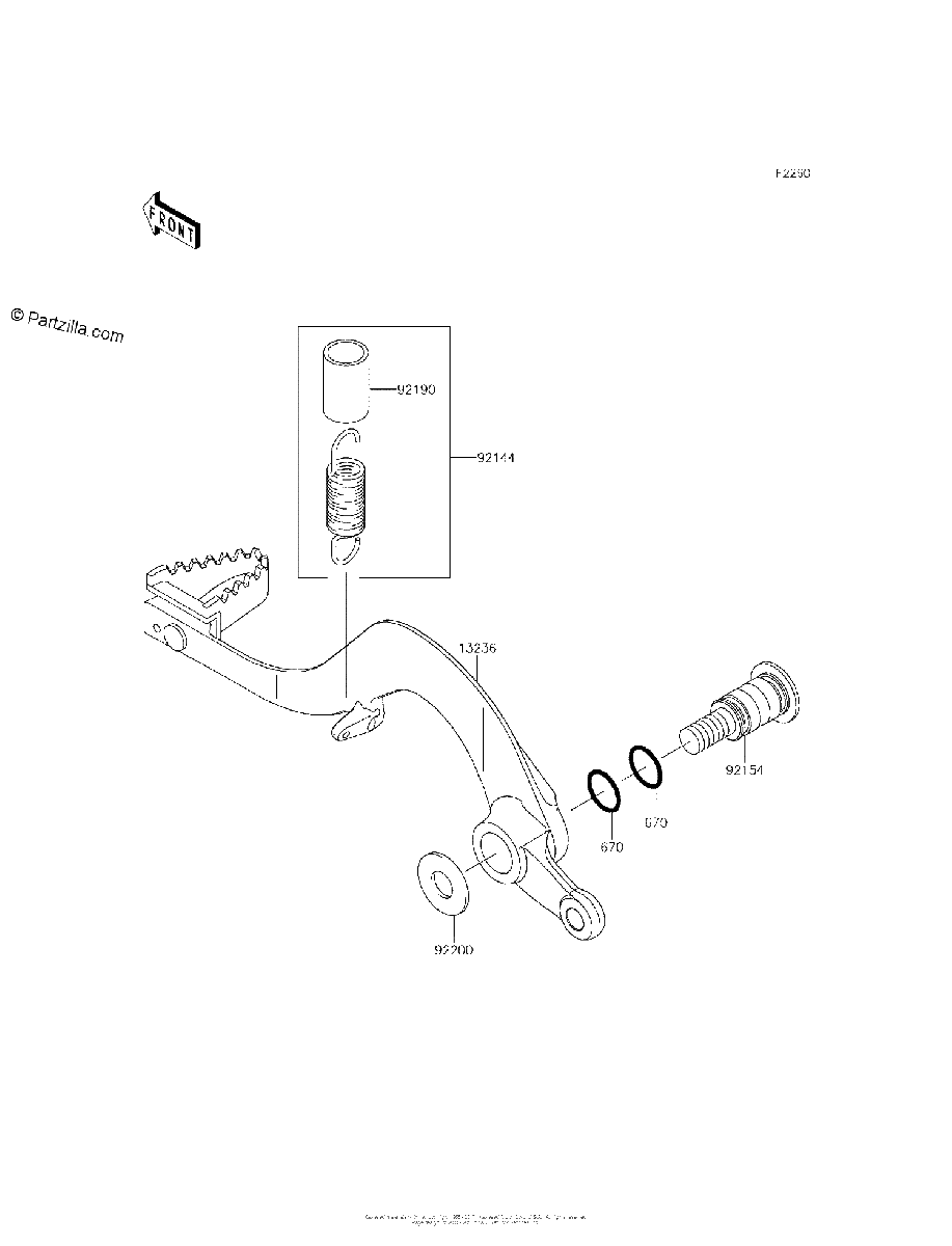 Diagrama de BRAKE PEDAL