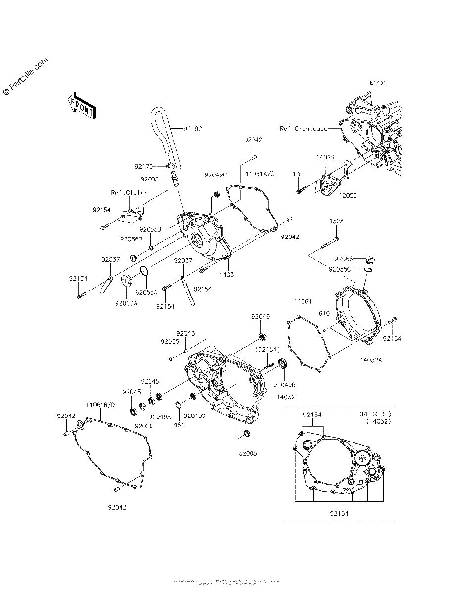Diagrama de ENGINE COVER S