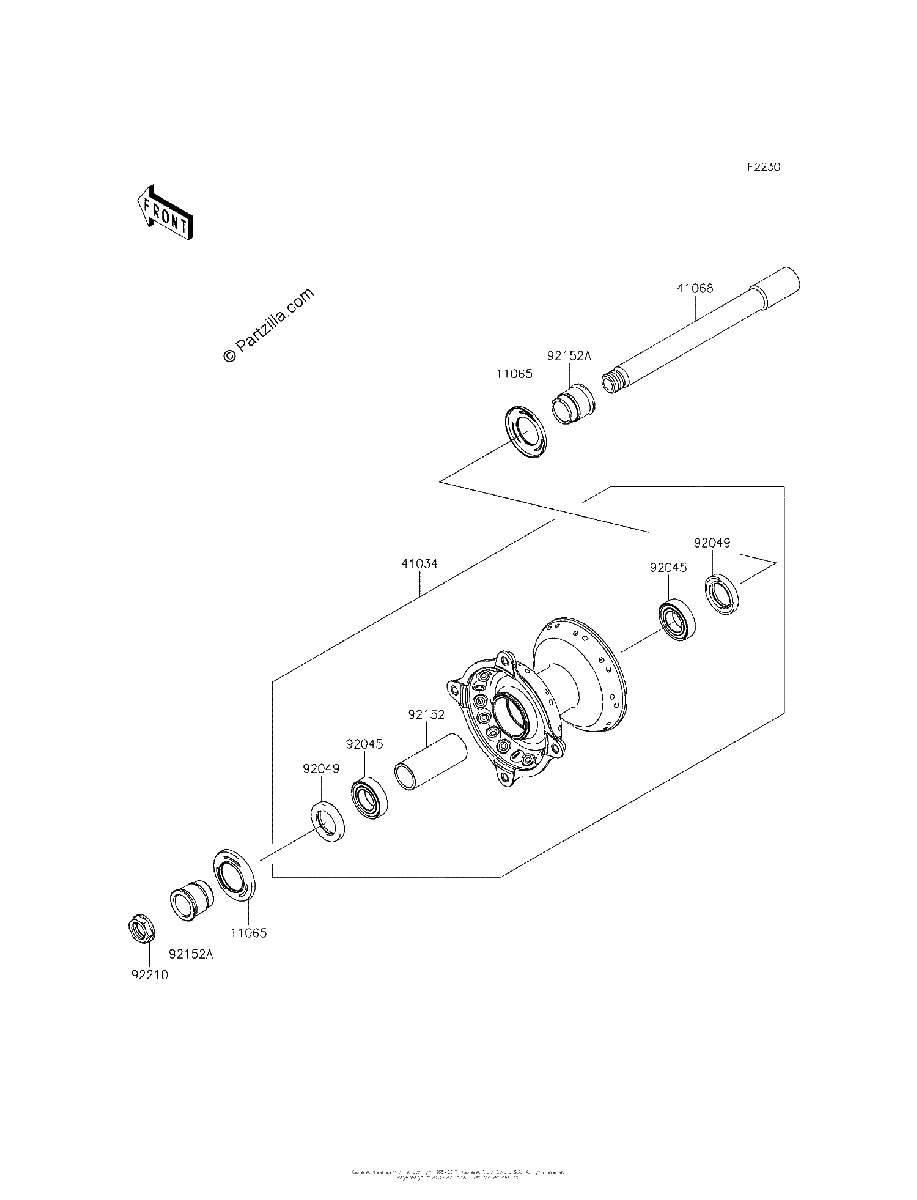 Diagrama de FRONT HUB