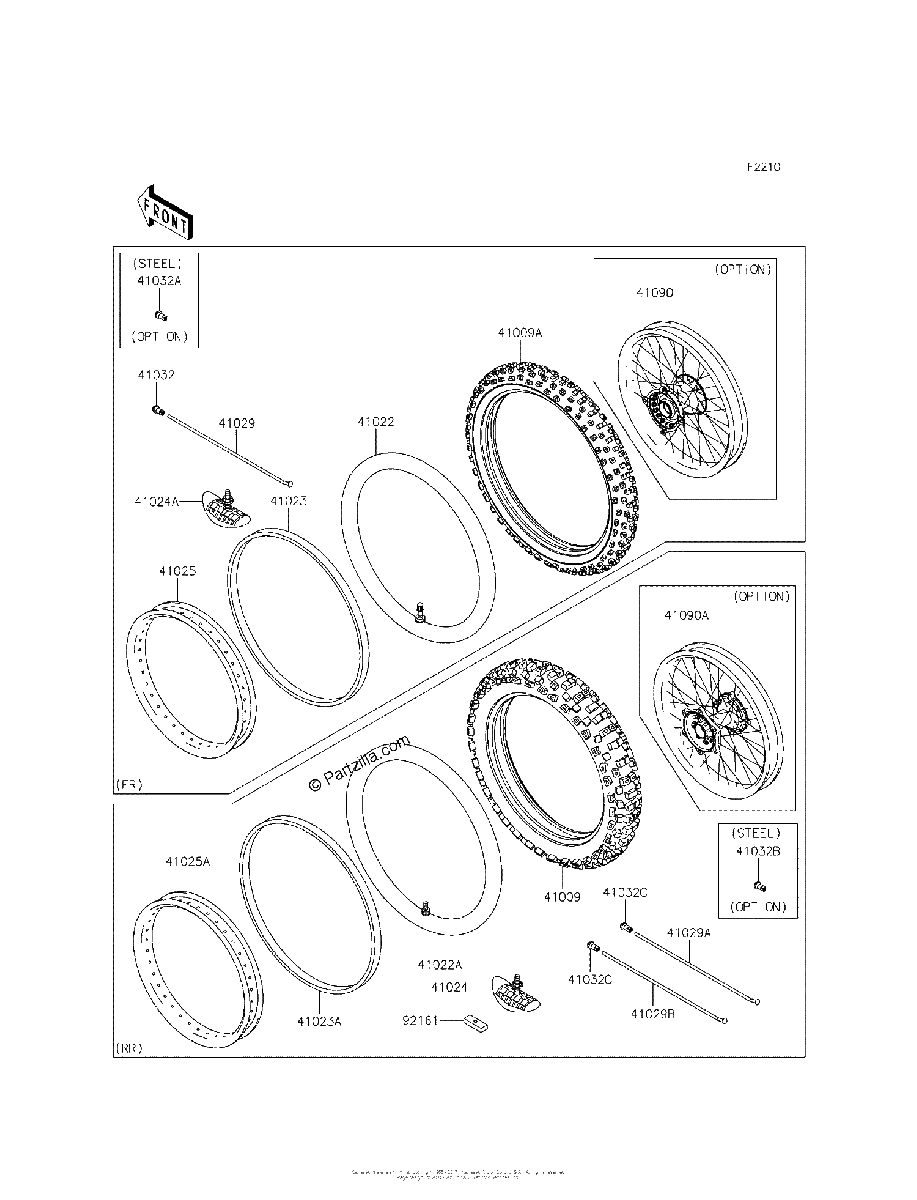 Diagrama de WHEELS TIRES