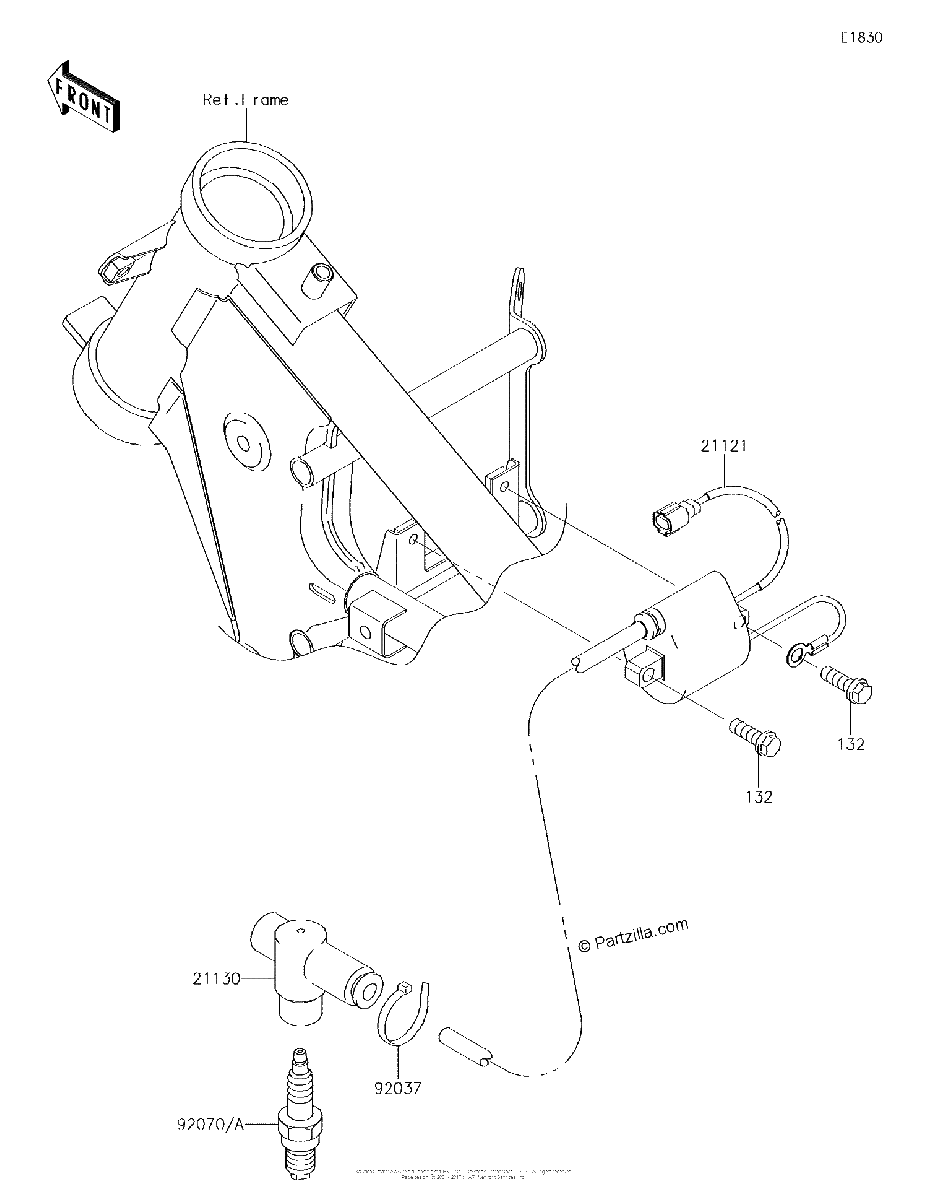 Diagrama de IGNITION SYSTEM