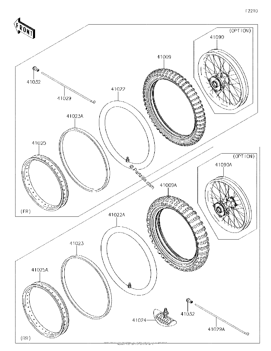 Diagrama de WHEELS TIRES