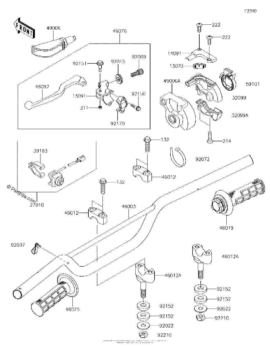 Diagrama de HANDLEBAR
