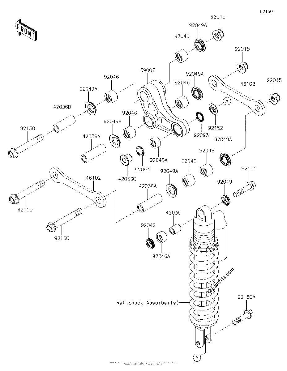 Diagrama de REAR SUSPENSION