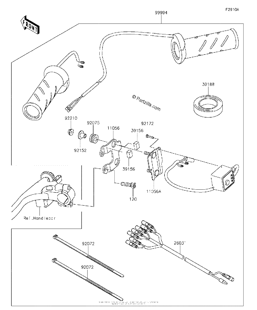 Diagrama de ACCESSORY GRIP HEATER