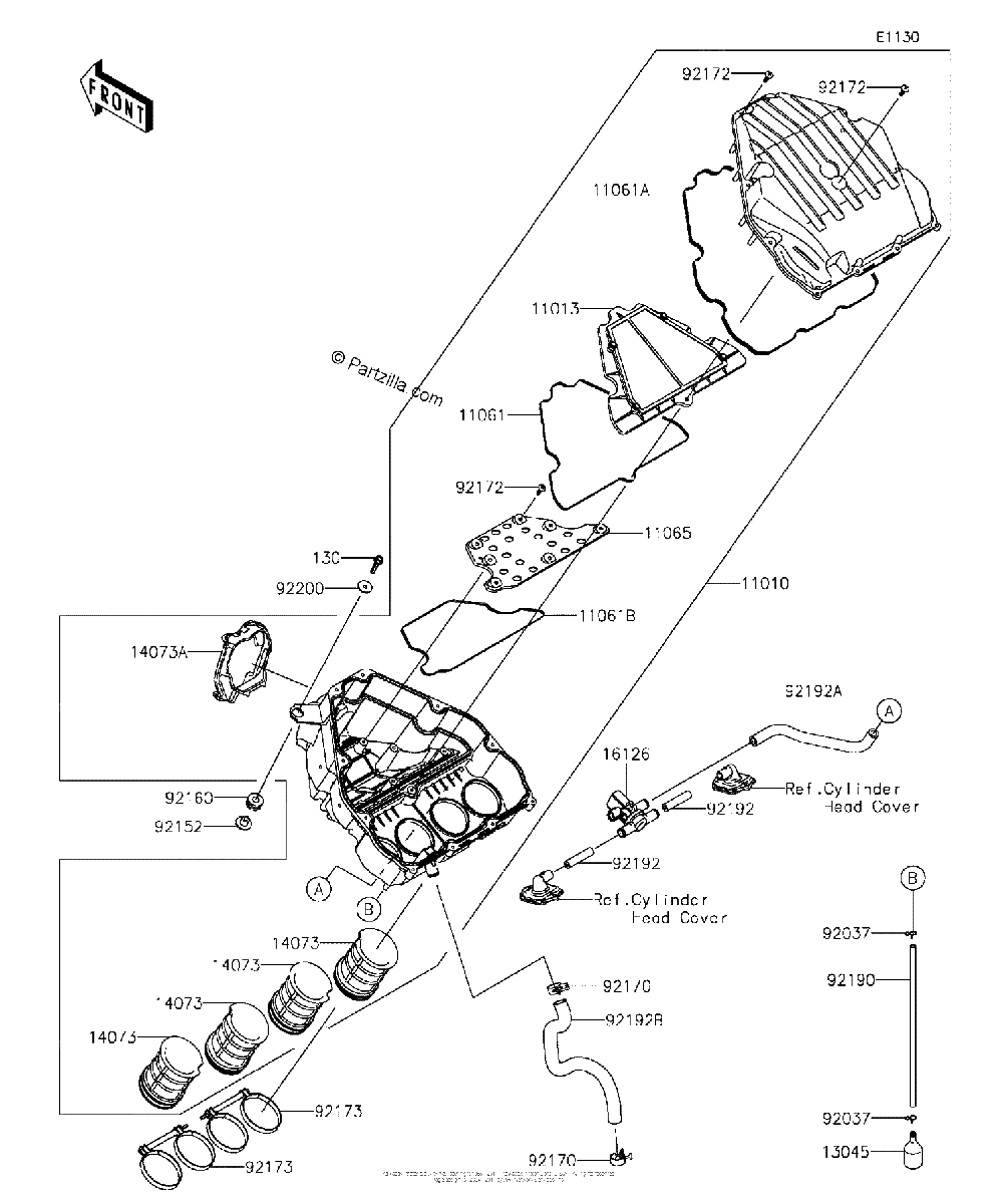 Diagrama de AIR CLEANER