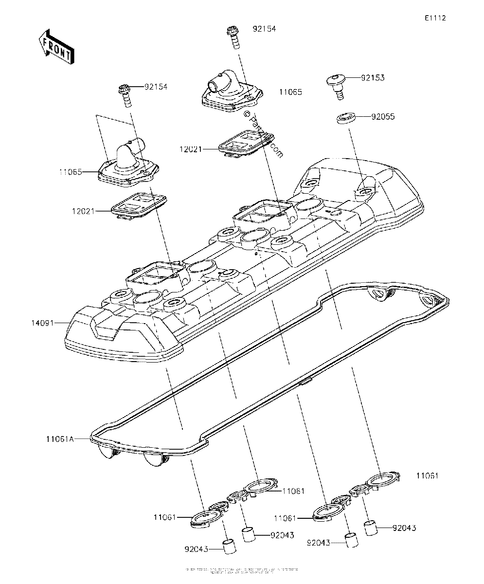 Diagrama de CYLINDER HEAD COVER