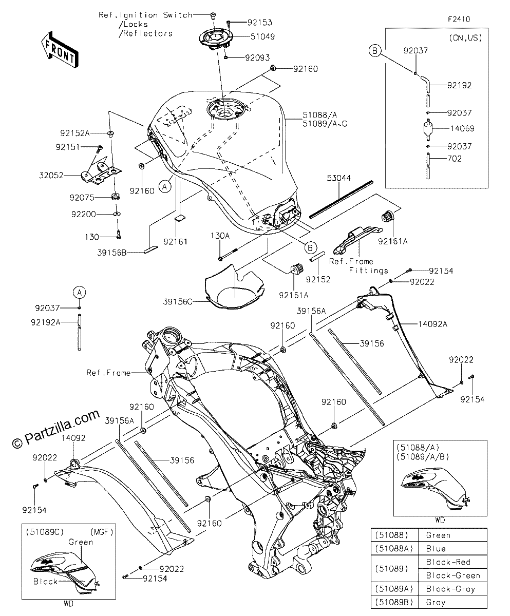 Diagrama de FUEL TANK 1 2