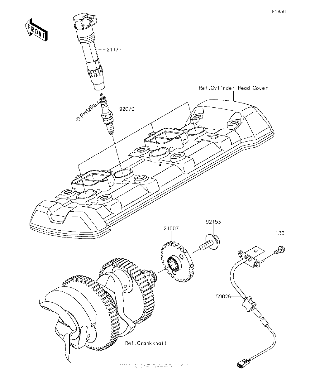 Diagrama de IGNITION SYSTEM