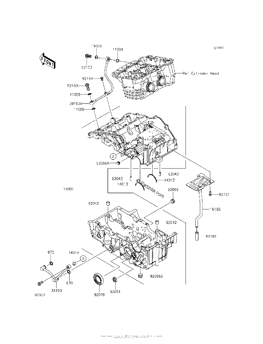 Diagrama de CRANKCASE