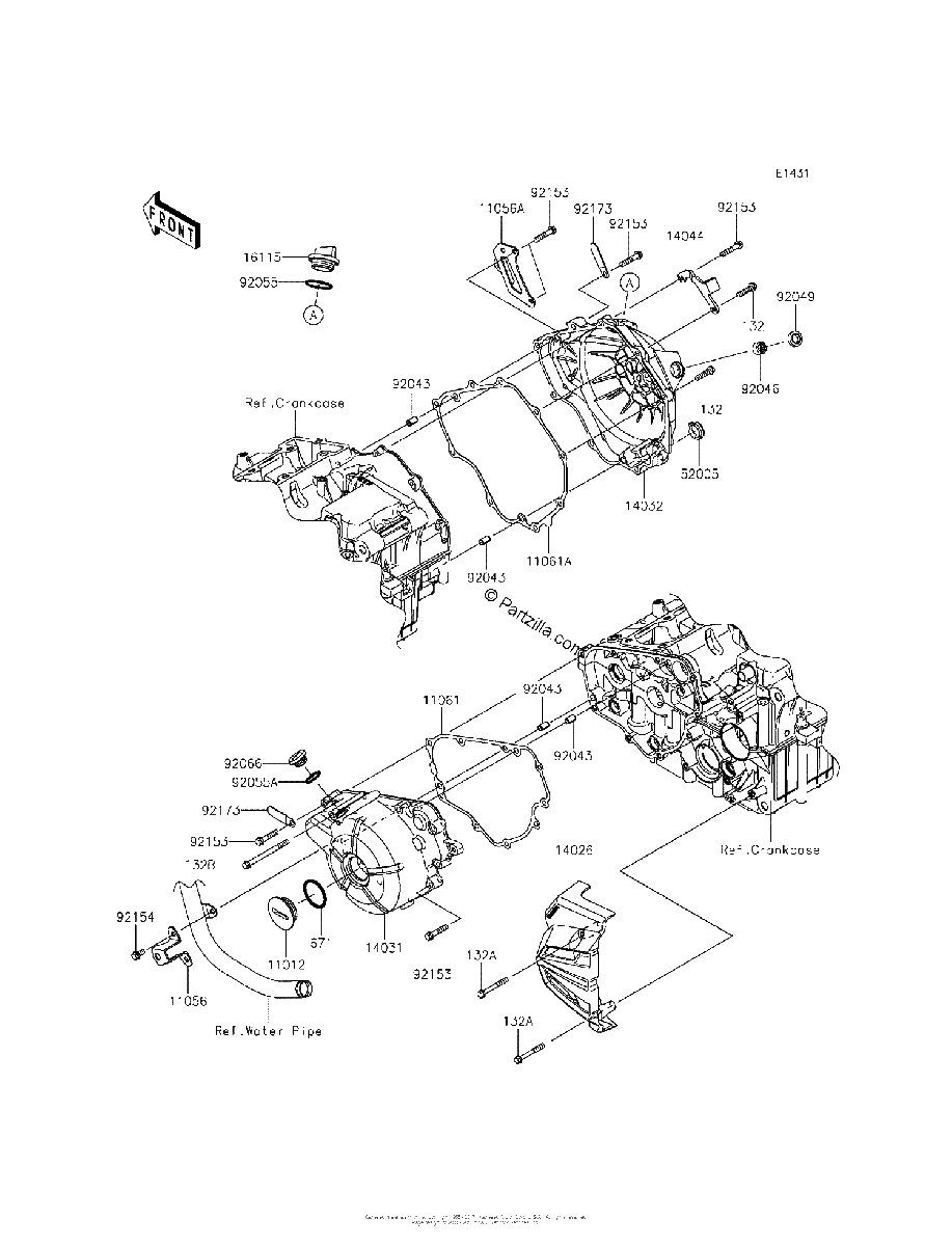 Diagrama de ENGINE COVER S