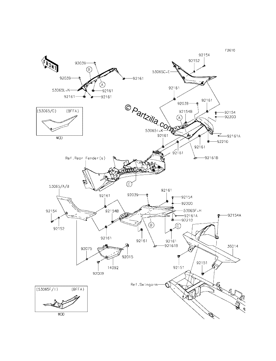 Diagrama de SIDE COVERS CHAIN COVER