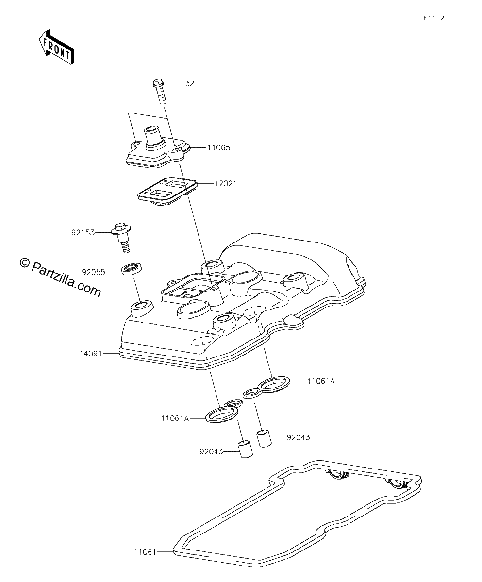 Diagrama de CYLINDER HEAD COVER