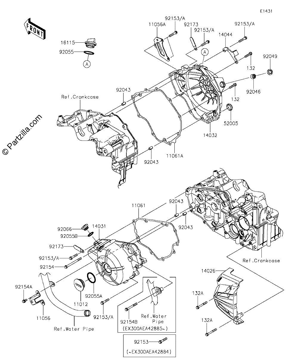 Diagrama de ENGINE COVER S