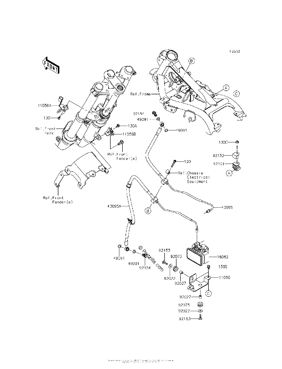 Diagrama de BRAKE PIPING