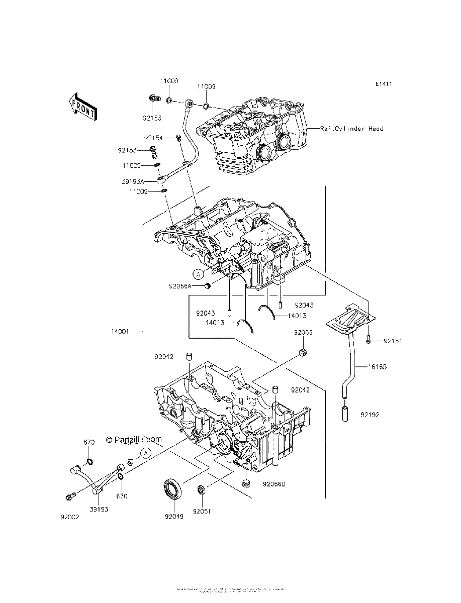 Diagrama de CRANKCASE