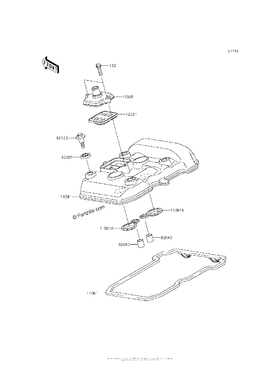 Diagrama de CYLINDER HEAD COVER