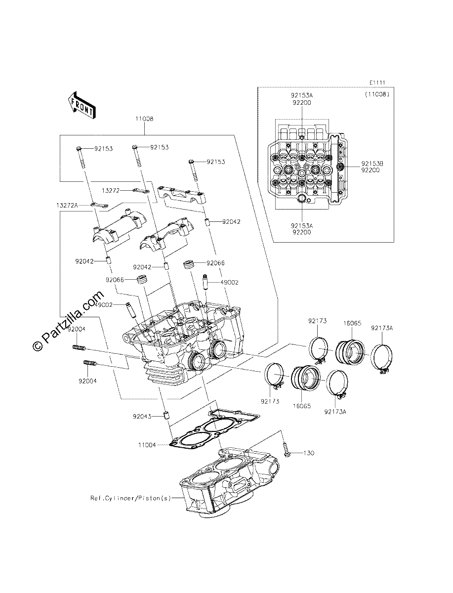 Diagrama de CYLINDER HEAD