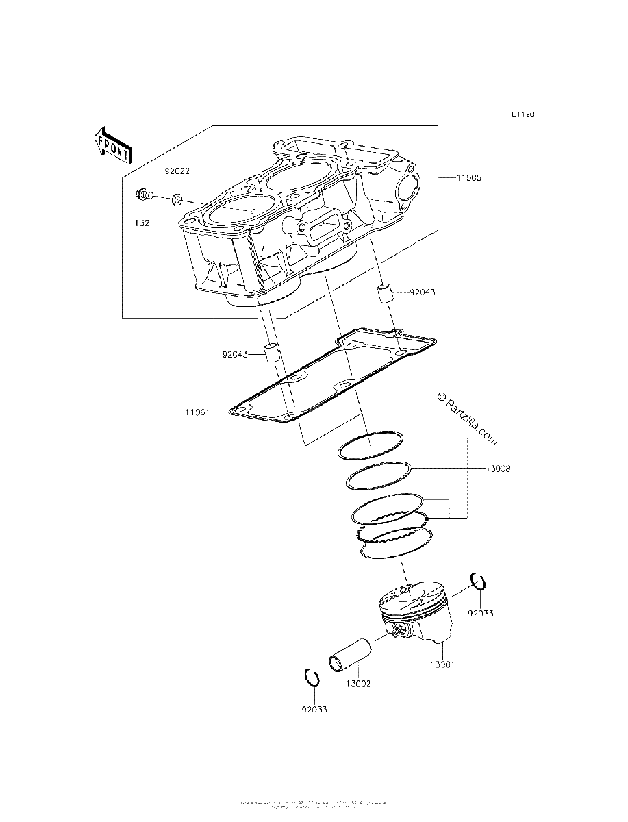 Diagrama de CYLINDER PISTON S