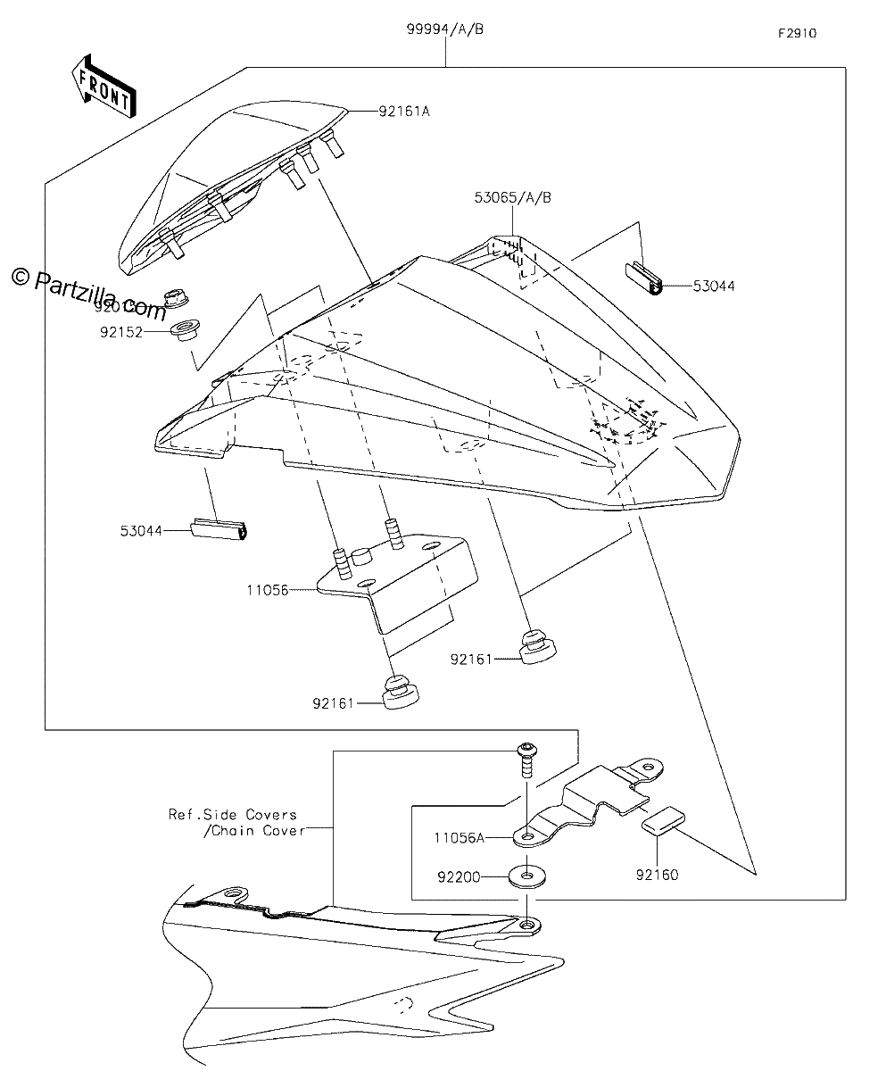Diagrama de ACCESSORY SINGLE SEAT COVER