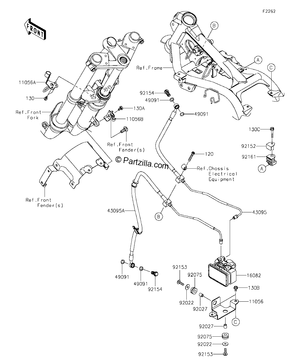 Diagrama de BRAKE PIPING