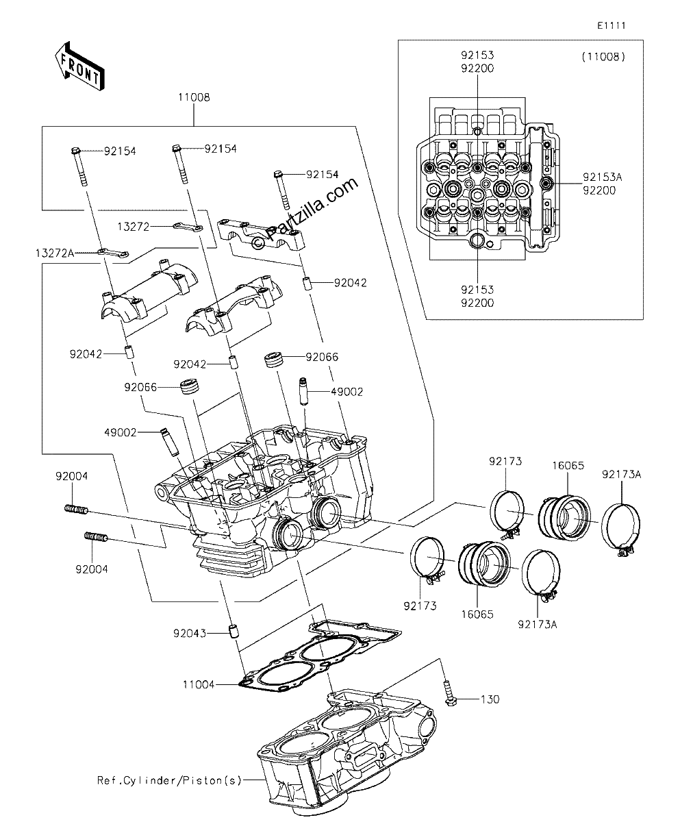 Diagrama de CYLINDER HEAD