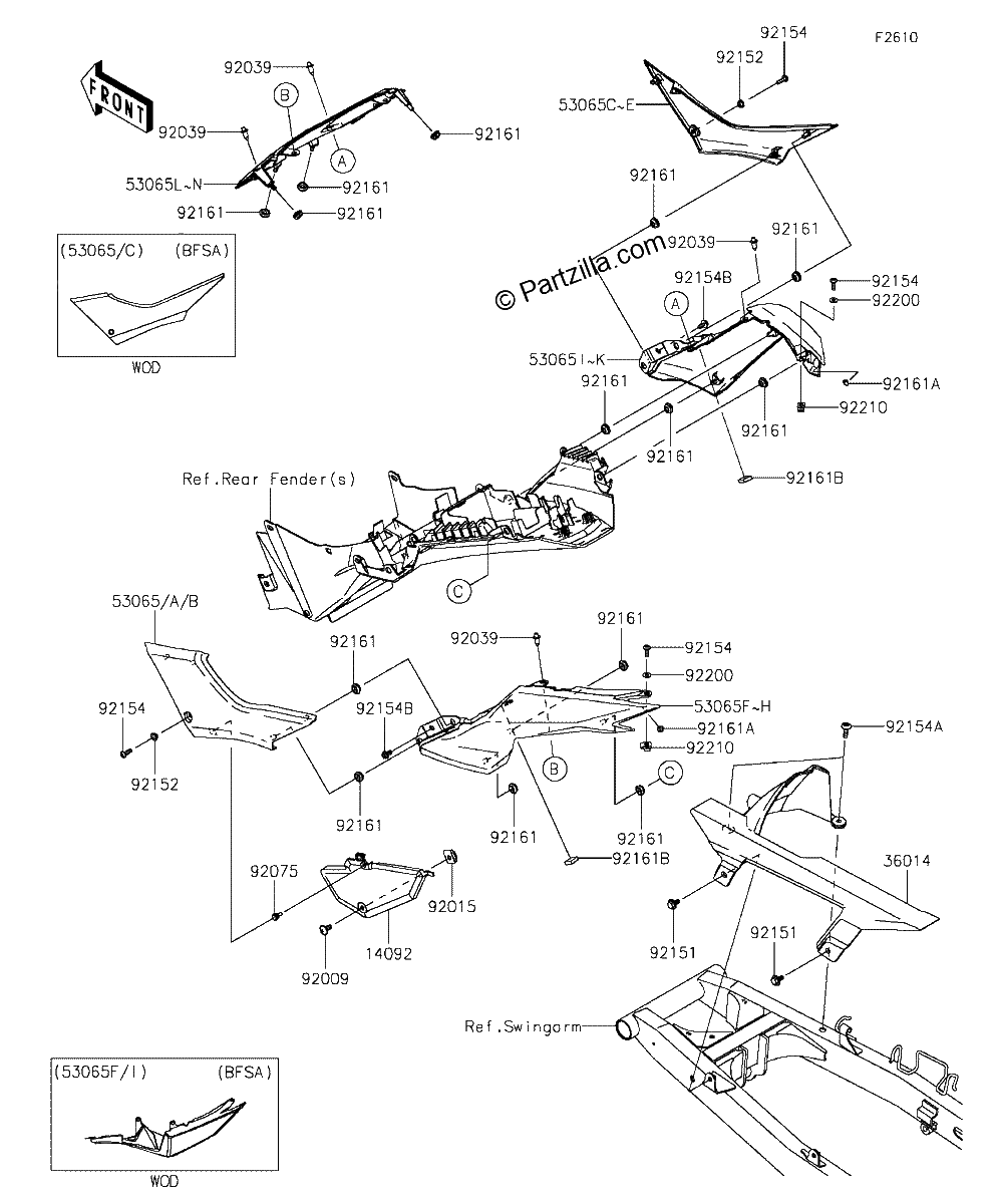 Diagrama de SIDE COVERS CHAIN COVER