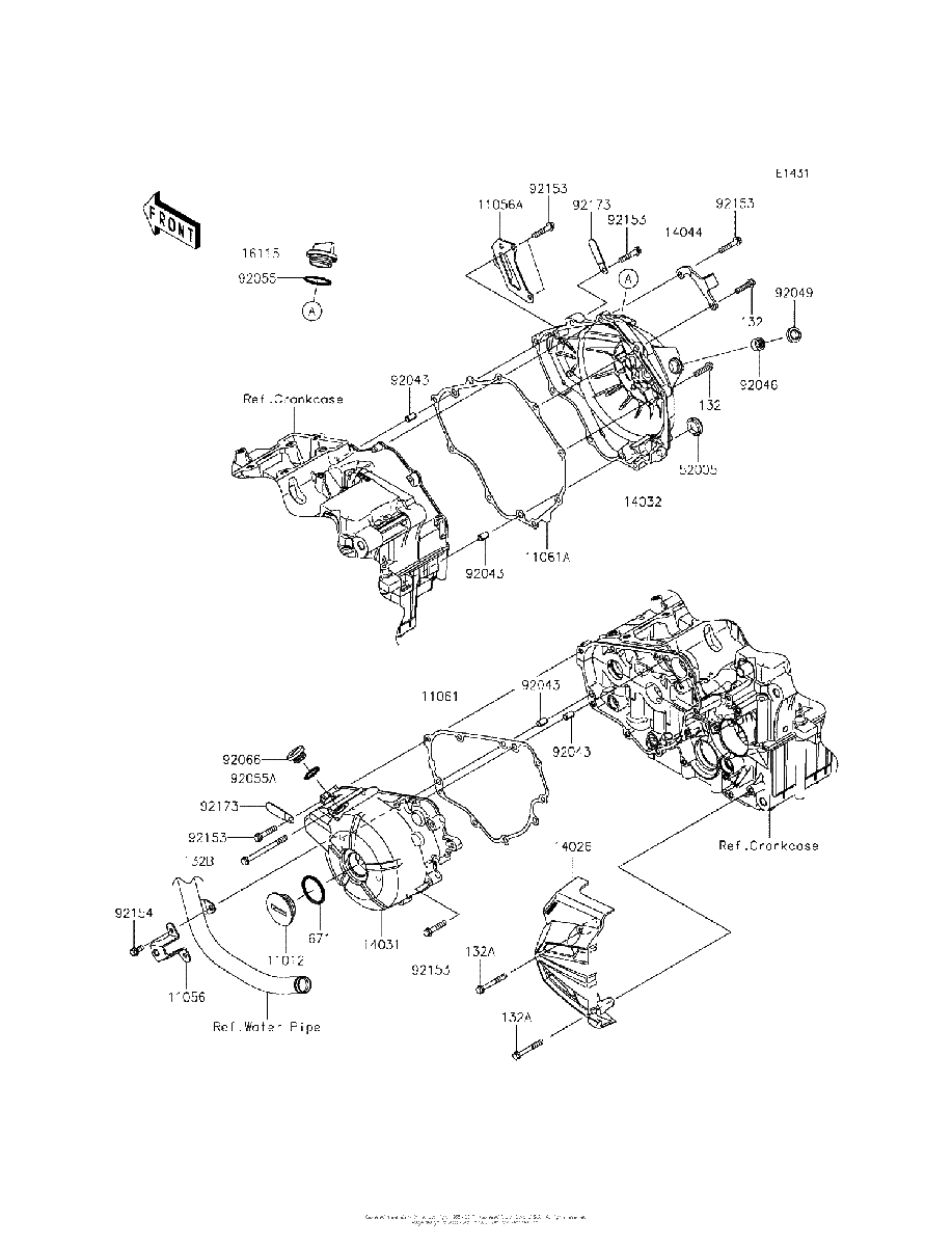 Diagrama de ENGINE COVER S