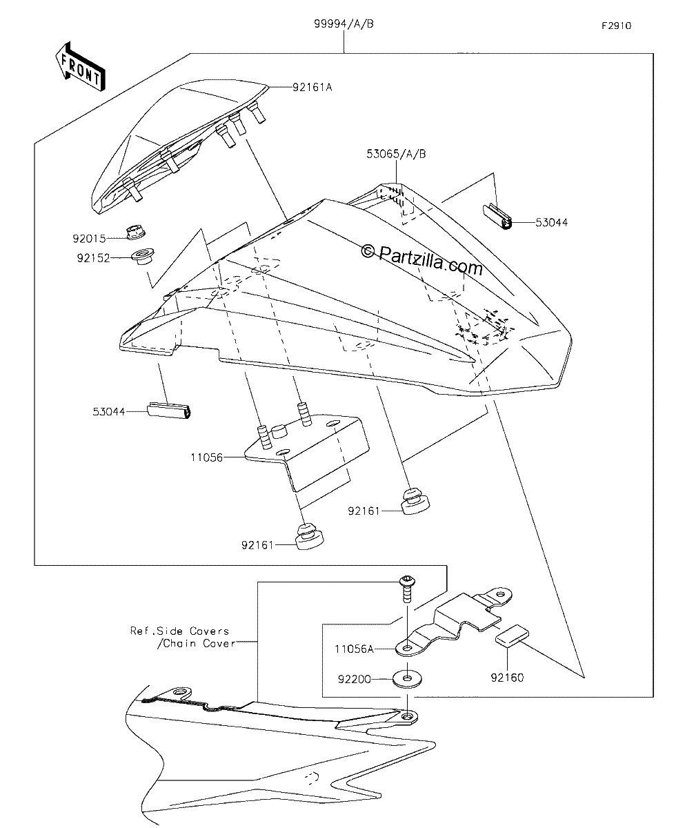 Diagrama de ACCESSORY SINGLE SEAT COVER