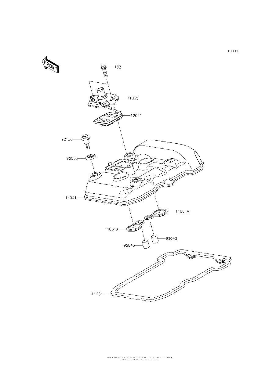 Diagrama de CYLINDER HEAD COVER