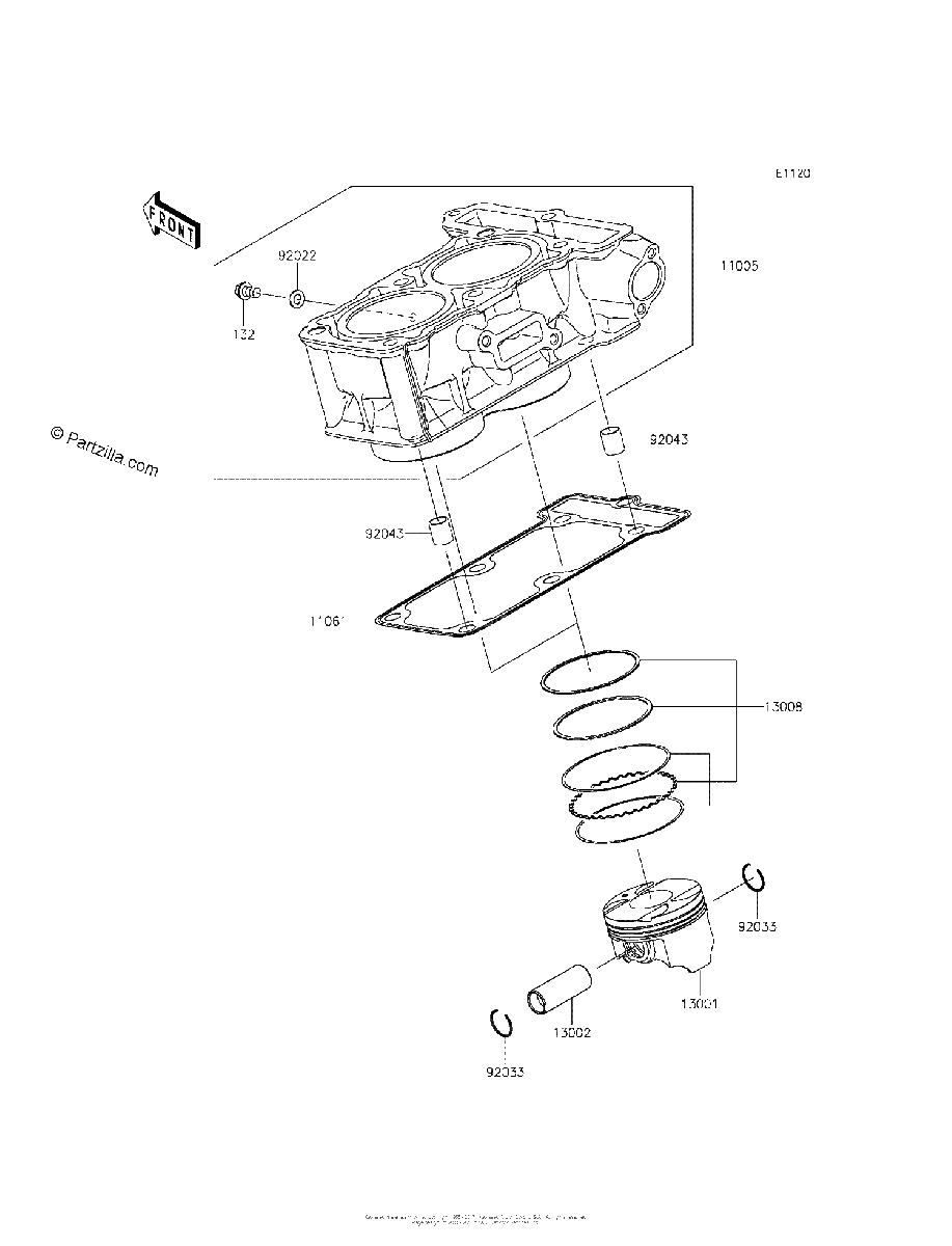 Diagrama de CYLINDER PISTON S