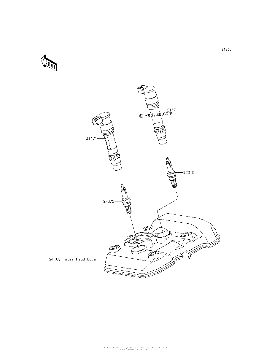 Diagrama de IGNITION SYSTEM