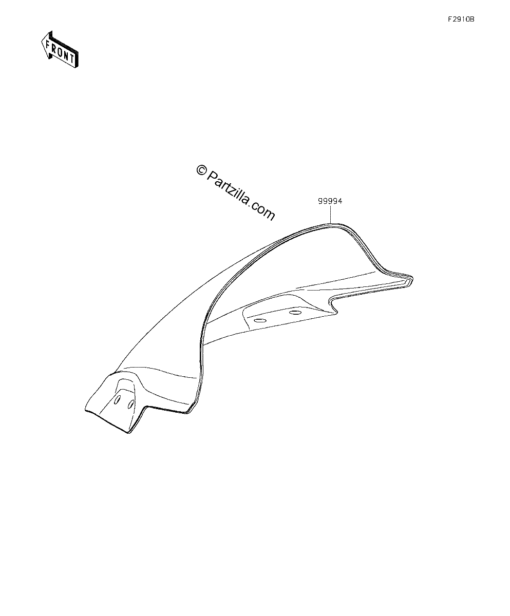 Diagrama de ACCESSORY WINDSHIELD