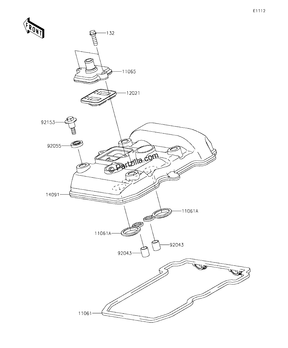Diagrama de CYLINDER HEAD COVER