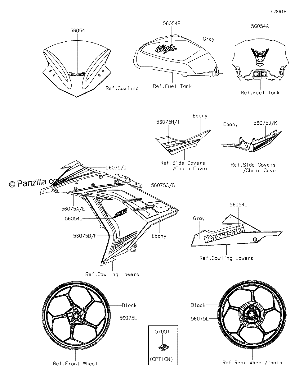 Diagrama de DECALS GRAY AFSA