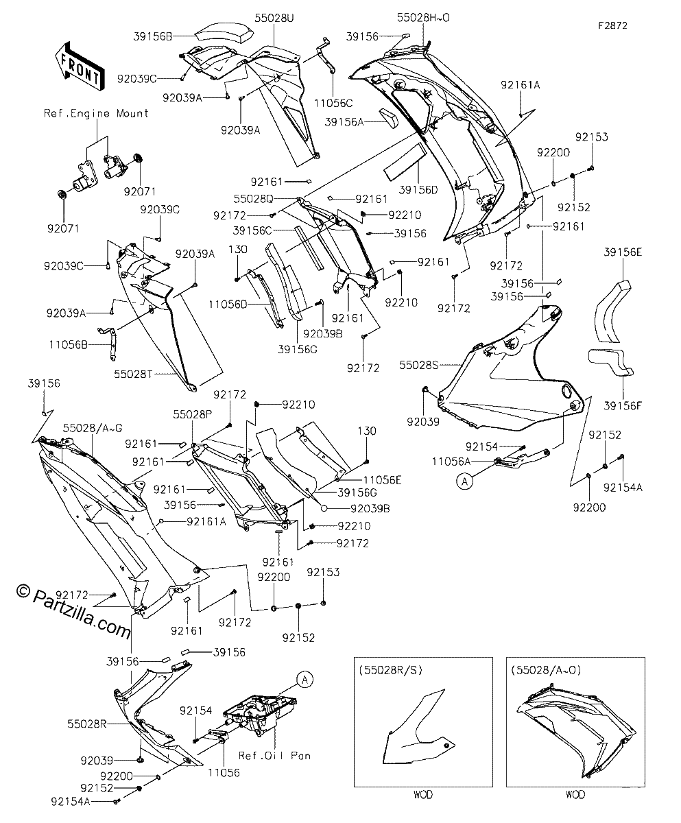 Diagrama de COWLING LOWERS FDS FFF
