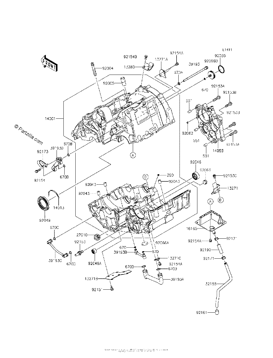 Diagrama de CRANKCASE