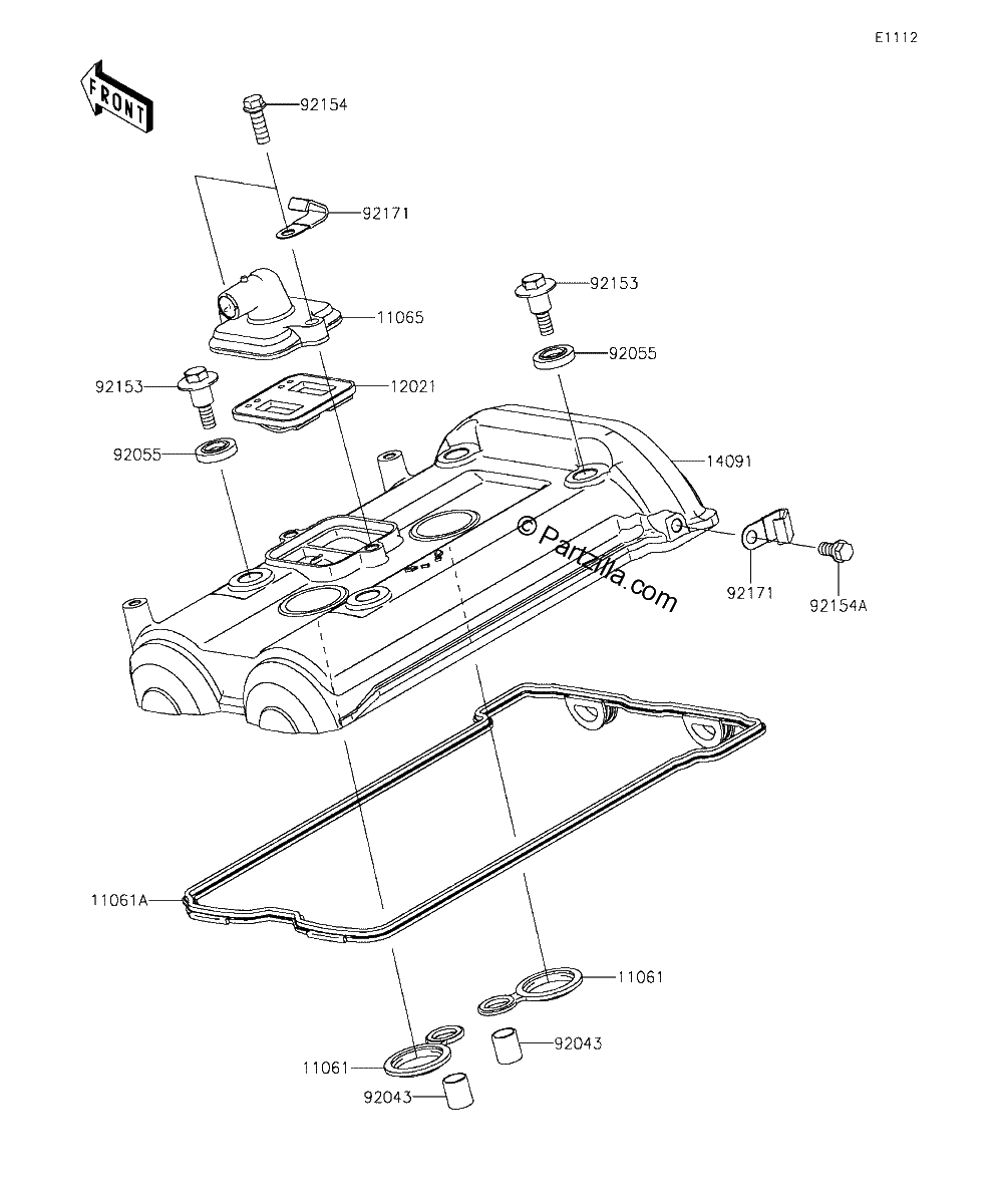 Diagrama de CYLINDER HEAD COVER