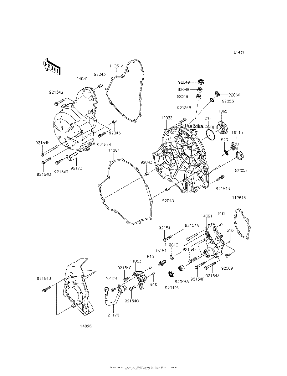 Diagrama de ENGINE COVER S