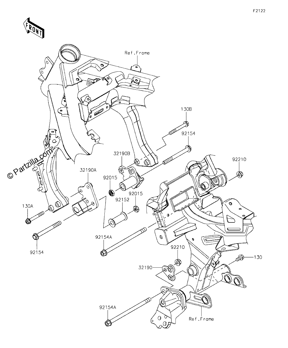 Diagrama de ENGINE MOUNT
