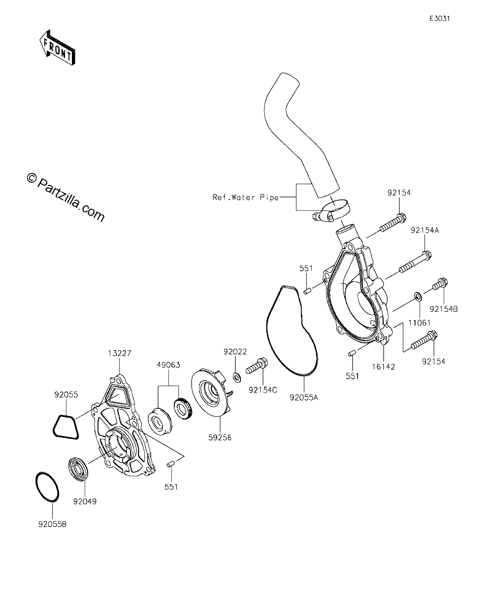 Diagrama de WATER PUMP