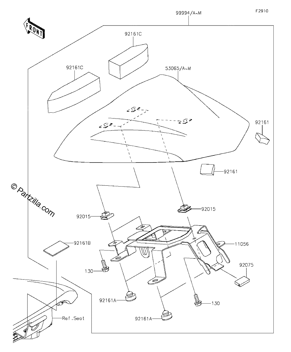 Diagrama de ACCESSORY SINGLE SEAT COVER