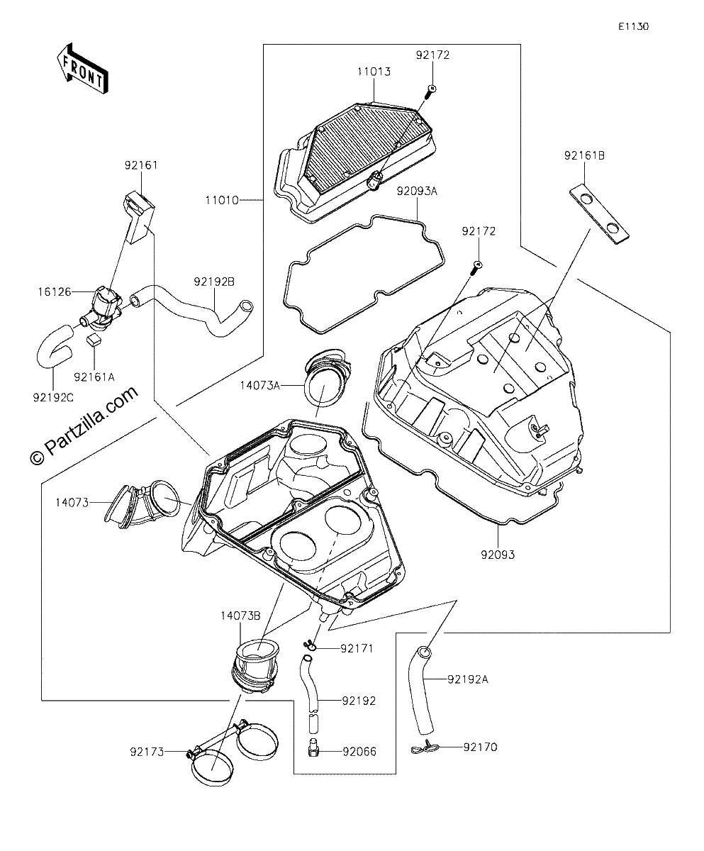 Diagrama de AIR CLEANER