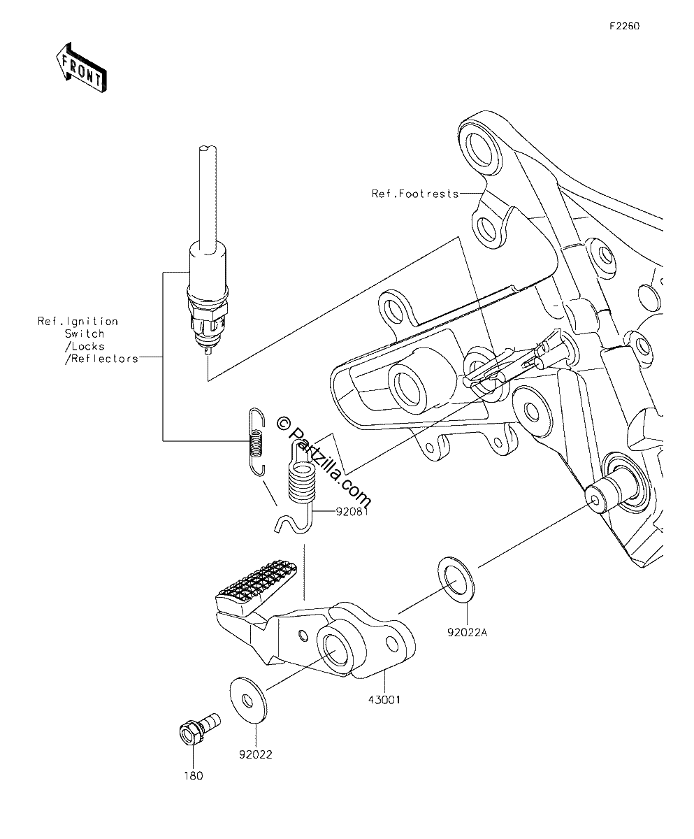 Diagrama de BRAKE PEDAL TORQUE LINK