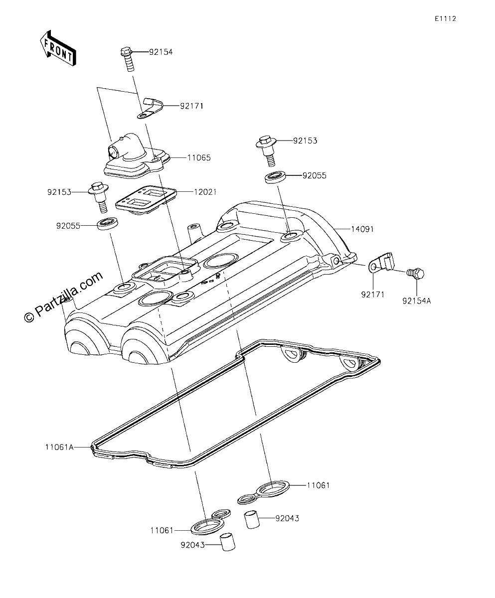 Diagrama de CYLINDER HEAD COVER
