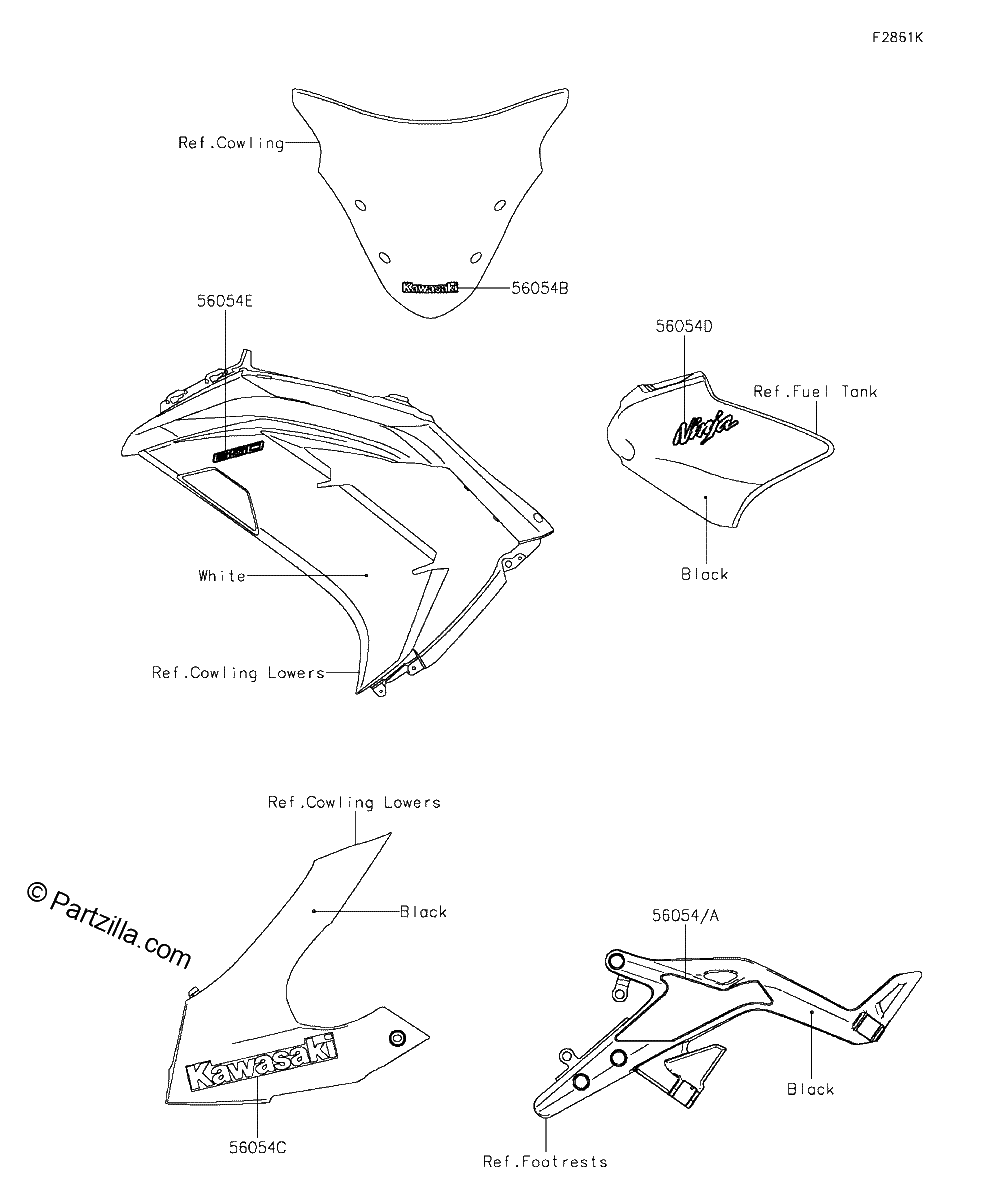 Diagrama de DECALS WHITE EFF